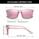 thumbnail image 5 of Gafas de Sol Polarizadas DUSHINE Estilo Retro Clásico para Mujer, 5 of 7