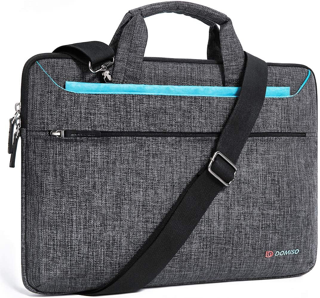 DOMISO 17 inch Laptop Sleeve Shoulder Bag WaterResistant Messenger Bag