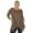 Black/Beige, variant on White Mark Women's Plus Size Printed Geometric Circle Tunic Top
