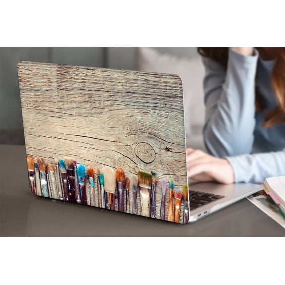 KSK KAISHEK Protective Case Hard Cover Compatible with 2022 - 2016 Released MacBook Pro 13" Retina Display Model: M1 A2338/A2289/A2251/A2159/A1989/A1706/A1708 Wood grain A 64