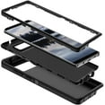 thumbnail image 3 of Entronix Triple Layer Protection Shockproof Back Cover for amsung Galaxy Note 8, Black, 3 of 7