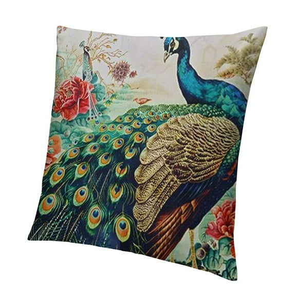 BANET Velvet Fabric Throw Pillow Pattern Double Sides Various 12x12in
