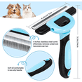 thumbnail image 2 of Cat Hair Removal Comb Float Hair Removal Slicker Brush For Dog And Cat Grooming Tool, 2 of 6
