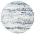 thumbnail image 2 of SAFAVIEH Berber Kyler Abstract Shag Area Rug, Ivory/Gray, 8' x 8' Round, 2 of 11