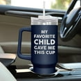 thumbnail image 5 of Funny Gifts For Dad - Father''s Day, Christmas, Birthday Gifts For Dad From Daughter, Son, New Dad Gifts For Men, Gifts For Stepdad, Bonus Dad - 40 Oz Insulated Tumbler With Handle And Straw, 5 of 6
