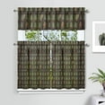 thumbnail image 2 of Funny Bigfoot Kitchen Curtains for Windows – Retro Forest Mountain Cabin Decor, Mythical Creature Window Drapes for Nature Lovers, Rustic Camping Themed Curtain Panels, 2 of 6