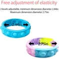 thumbnail image 2 of Pulsera Fidget Toys HUOGUO Stress Relief, paquete de 6 unidades, arcoíris, 2 of 5