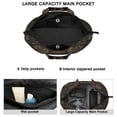 thumbnail image 3 of Flower Women's Large Weekend Travel Bag Moving Canvas Handbag Thick Double Layer Beach Weekend Travel Unisex Hospital Maternity Delivery with Toiletry Waterproof, 3 of 5
