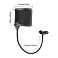 thumbnail image 4 of Bop U-Type Bop Net Pop Filter with Flexible Shaft Acoustic Filter Microphone Dedicated Wind Noise Net Wind Screen Windshield Windscreen Studio Mic Shield Isolation Mask for, 4 of 6