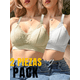 thumbnail image 4 of Set De 2 Brasieres Peto Push Up Mujer Unitalla Ultrasoft Sin Varilla Cómodo, 4 of 5