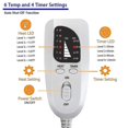 thumbnail image 5 of Electric Heating Pad Back Muscle Body Pain Relieve Hot Heated Warming Pad Therapy Mat Blanket, 5 of 5