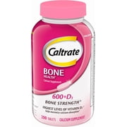 Caltrate Bone Health 600+D3 Calcium Tablets, 200 Ct