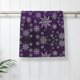 thumbnail image 5 of Balery Snowflake Gradient Purple Toalla de Microfibra Premium con Estampado – 27.5x16 pulgadas, Alta Absorción, Suave y Aterciopelada, Secado Rápido, 5 of 6