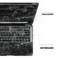 thumbnail image 4 of Design Skinz Smooth Black Marble Full-Body Wrap Scratch Resistant Decal Skin-Kit Compatible with MacBook 13" Pro w/TB (A1989), 4 of 5