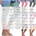 thumbnail image 4 of Women's Capri Pants Summer Solid High Waist Slim Fit Cropped Leggings with Pockets, Elastic Waist Stretchy Soft Fabric, Casual Yoga Workout Gym Lounge Pants for Women, Womens, 4 of 7