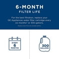 thumbnail image 4 of Great Value GE RPWFE Refrigerator Replacement Water Filter, Easy Installation - White 1-Pack, 4 of 9