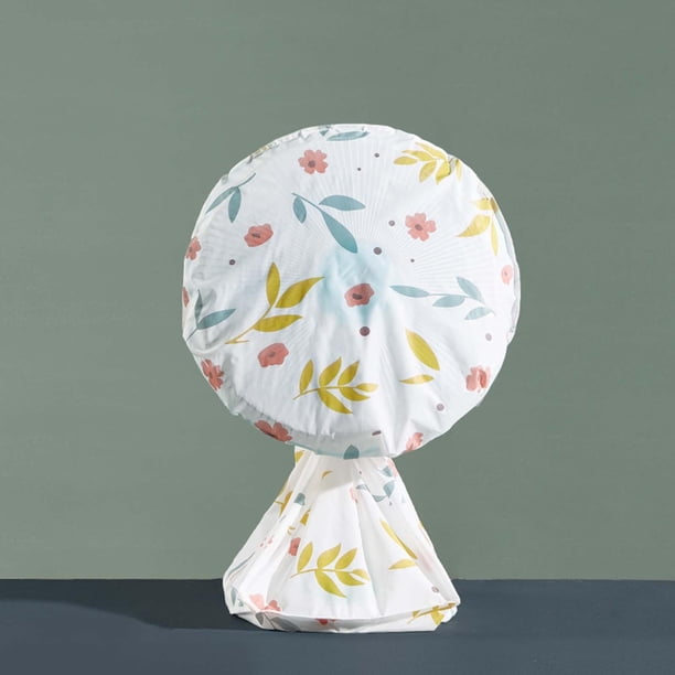 Funda Protectora para Ventilador a Prueba de Polvo Impermeable para Evitar La Humedad Impresión Duradera Funda Protectora para Ventilador Redonda Flores 60cmx90cm perfecl funda protectora para ventilador