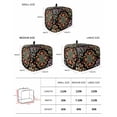 thumbnail image 2 of Black Boho Toaster Cover 2 Slice, Small Kitchen Appliance Covers, Ethnic Country Colorful Abstract Floral Motifs Toaster Oven Cover with Loop, Bread Machine Cover Polyester Dust Cover Protection, 2 of 4