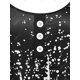thumbnail image 3 of Camiseta Talla Extra Abertura Hombros Estampada Rosegal  Camisetas tallas grandes, 3 of 5