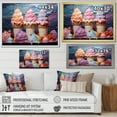 thumbnail image 4 of Designart "Cream Popart Food Ice wall art IV" Food & Beverage Wall Decor, 4 of 5