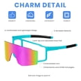thumbnail image 2 of Gafas de Sol Deportivas SPOSUNE UV400 Polarizadas TR90 Unisex, 2 of 6