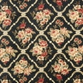 thumbnail image 5 of SAFAVIEH Lyndhurst Mason Floral Border Area Rug, Black, 5'3" x 7'6", 5 of 8