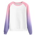 thumbnail image 3 of Vedolay Womens Tops Casual Women's 2023 Casual Half Zip Pullover Sweatshirt Long Sleeve Knit Tunic Pullover Tops,White XXL, 3 of 5