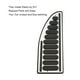 thumbnail image 4 of Sidaley Pedal de coche, aleación de aluminio, vehículo, camión, reposapiés automático, cubierta de almohadilla, estribos modificados, repuesto de Vehículos, repuestos y accesorios Mis Sidaley VI017908-01, 4 of 6