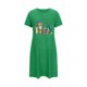 thumbnail image 5 of Camisón corto de talla grande para mujer, camisón de manga corta con estampado de pecho a la moda, camisón para mujer, 5 of 7