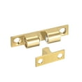 thumbnail image 3 of Unique Bargains Furniture Door Closet Brass Double Ball Catch Tension Latch 42mm Length 2Pcs, 3 of 4