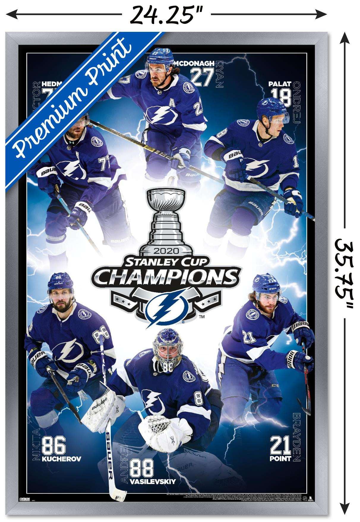 Stanley Cup Tampa Bay Lightning Jersey NHL Fan Apparel & Souvenirs for sale