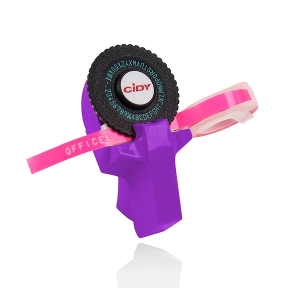 Label Maker,Printer Typewriter With Hine Label Maker Diy 3d Label With Pvc 9mm 3d Label Writer Manual Maker Diy 3d 9mm Label Tapes Writer Printer Typewriter Label Writer Printer Eryue Purple