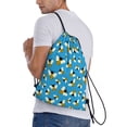 thumbnail image 3 of Drawstring Backpack - Flying Bees Splash Proof Small Drawstring Gym Bag for Women Men, Cinch Sports String Bag Backpack for Travel Swimming Beach, 3 of 8