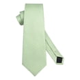 thumbnail image 6 of HISDERN Mens Ties Plaid Tie and Pocket Square Set Woven Formal Checkered Neckties & Handkerchief, 6 of 7