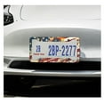 thumbnail image 2 of Renewold American Flag Sunflower Car Licenses Plate Frame Holder, US Flag Print Aluminum Auto Accessories for Patriotic 4th of July Car Decor, 2 Pack, 2 of 7