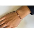 thumbnail image 2 of Ruby Baguette with CZ diamond Baguette tennis Bracelet, 925 Sterling Silver Bracelet, Ruby Bracelet, Birthstone Bracelet Gift for Her By PINKCITYSHOPSTORE, 2 of 3