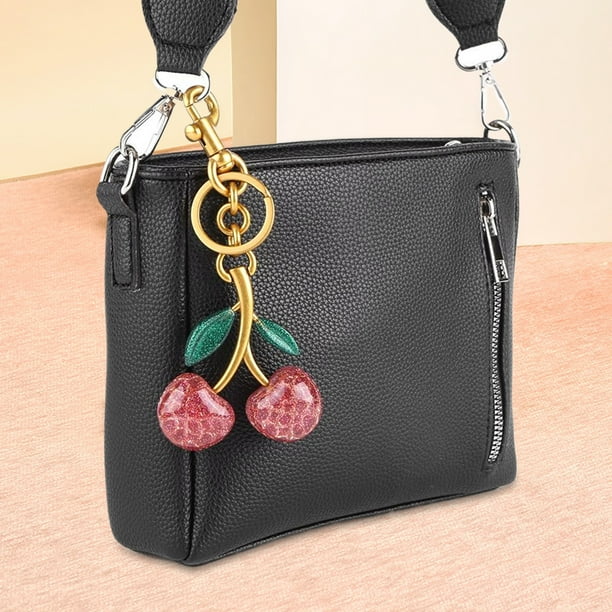 Llavero Cereza Charm Para Bolso AOZUO Diseño De Cereza En Resina