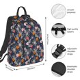 thumbnail image 3 of Naloa Hawaiian Style Print Lightweight DayBackpack Suitable for school, work, shopping, travel, etc., 3 of 5