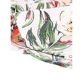 thumbnail image 6 of INSPIRE CHIC Women's Floral Crossover V Neck Petal Sleeves Belted Dress L White Floral, 6 of 7