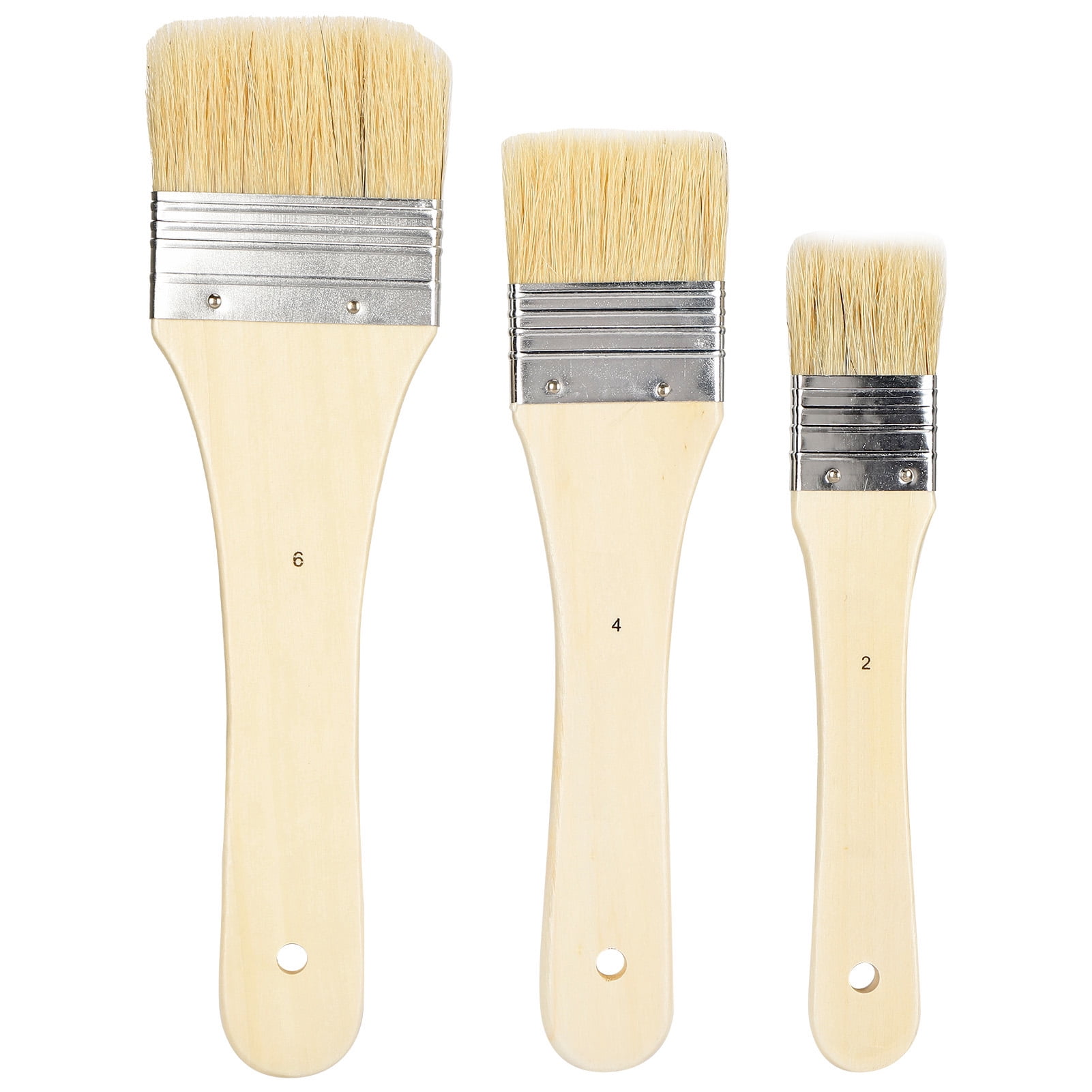 Chip Brush, Wood Stain Brush Widened Brush Design For Acrylic Oil