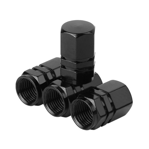 4 Pcs Car Tire Valves Stem Caps Bolt-in Alloy Leakproof Dustproof Wheel Valves Cover Tyre Stem Air Caps Auto Replacement