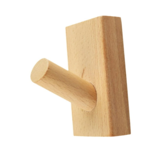 Soporte para caña de pescar montado en la pared, organizador de caña, fácil de instalar, soporte Horizontal ligero para caña de pescar en garaje , Madera
