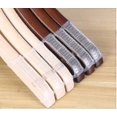 thumbnail image 2 of 100pcs Clear Non-slip Rubber Clothes Hanger Grips Clothing Hanger Strips For Wood Plastic Hangers Home Stores Use, 2 of 2
