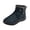 1Dark Blue, variant on Womens High Top Snow Boots Warm Furry Lined Side Zipper Winter Classic Qulited Outdoor Antislip Soft Barefoot Walking Booties