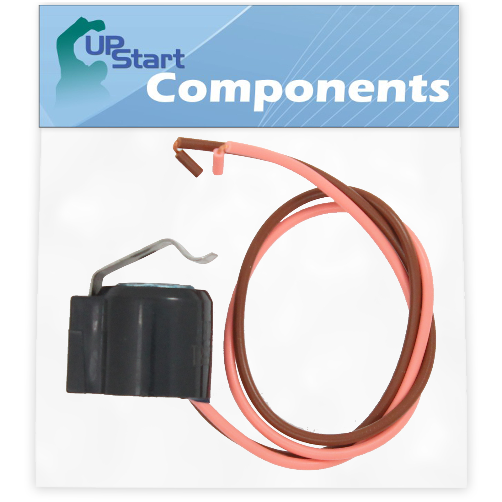 W10225581 Defrost Thermostat Replacement for Whirlpool 3ED22DQXDN00 Refrigerator - Compatible with W10225581 Defrost Bimetal Thermostat - UpStart Components Brand - image 1 of 2