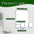 thumbnail image 2 of 9 Pieces Acrylic Self Adhesive Razors Holder Hooks Shower Hook for Bathroom Kitchen Organizer Razors Plug Towel (Clear), 2 of 6