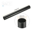 thumbnail image 2 of Uxcell Rigid Round Pipe Black 1.39 x 1.57"(ID*OD) High Impact for Water Pipe Crafts Cable Sleeve, 2 of 6