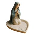 thumbnail image 2 of Dserhfy Virgin Mary Rosary Holder Resin Mary or Jesus Figurine Jewelry Dish Our Lady Prayer Rosary Dish Religious Gift Catholic Decor for Home Bedroom Personal Devotional, 2 of 8