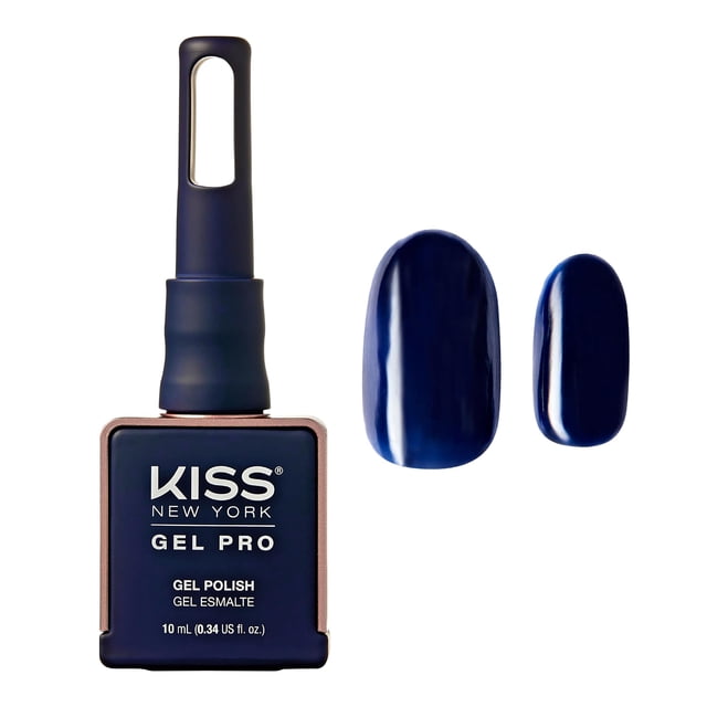 Esmalte de uñas en gel Kiss New York Midnight Rain, 10 ml Soak Off