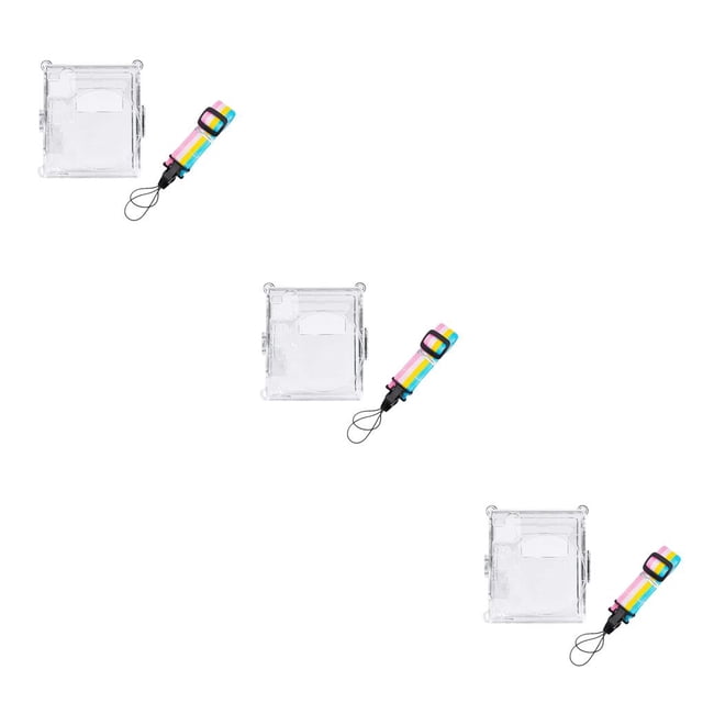 Inteprter Portable Protective Case Scratch Proof Crystal Button Hollow for Type1